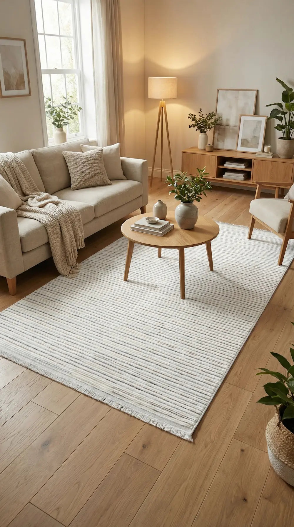 Zev Halı NK006 |115x180 İnce Makinede Yıkanabilir Kaymaz Taban Modern Halı