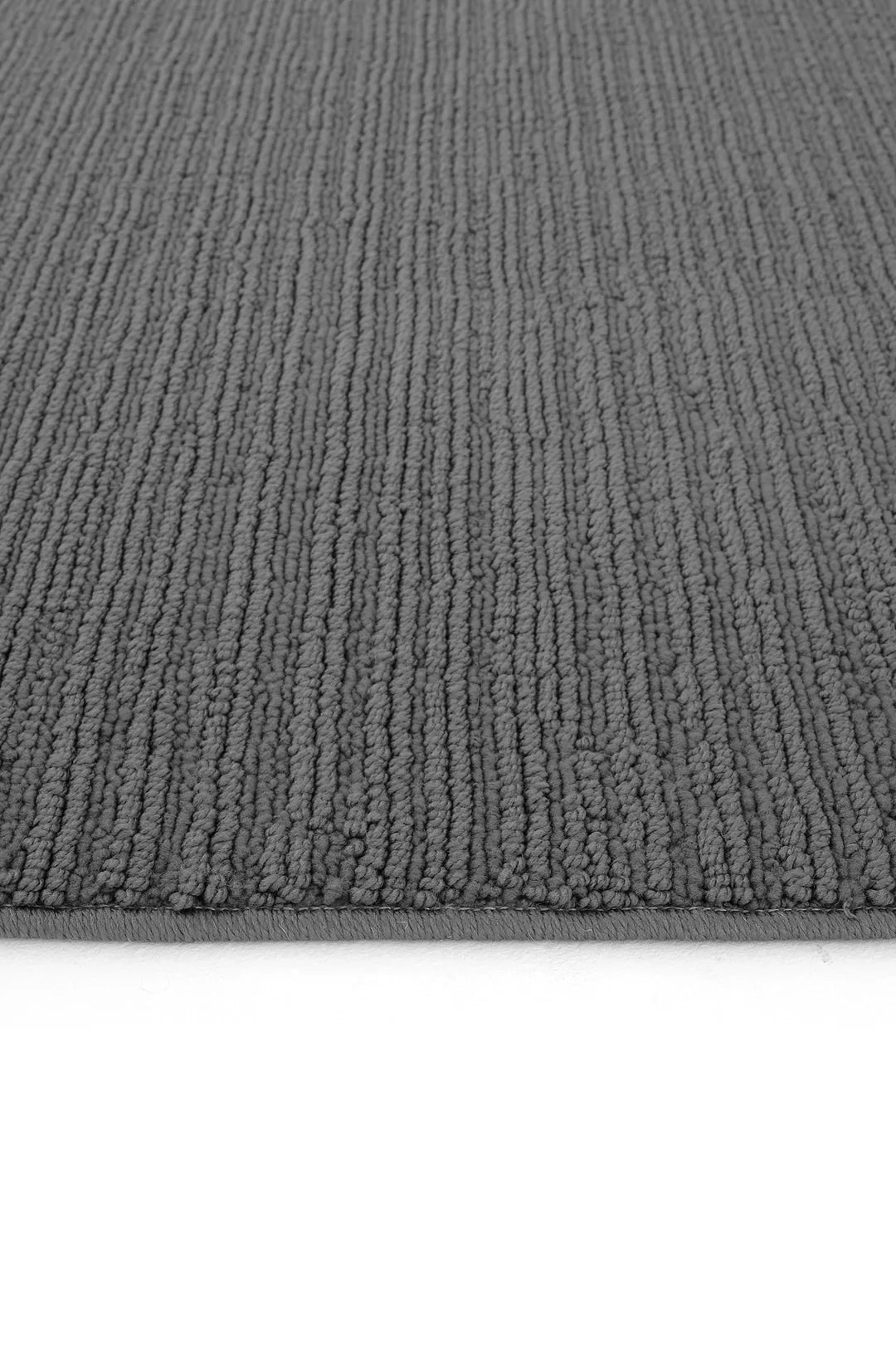 Antrasit Modern Bukle Halı | Yumuşak & Toz Yok Özel Ölçü - Zev Halı Bukle Bohem Halı Serisi ✂