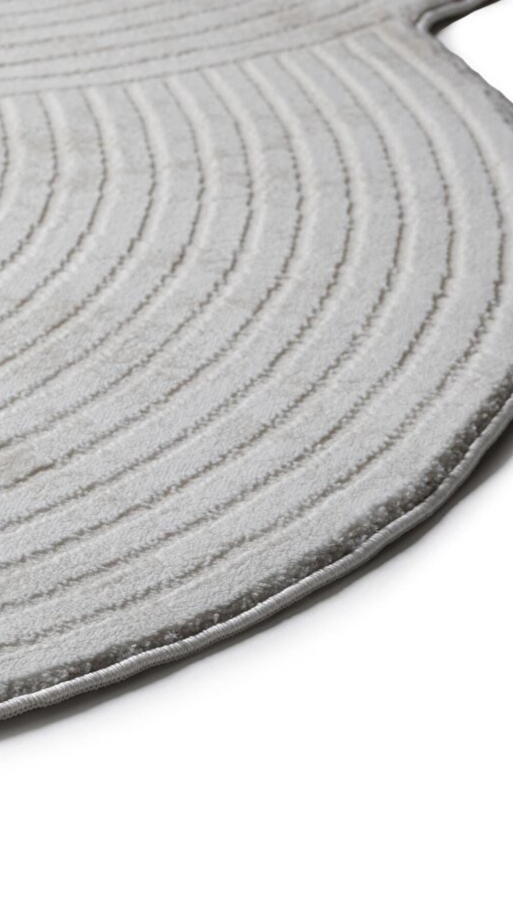 Krem Soyut Sanat Desenli Asimetrik Halı | Kübist & Modern Tarz