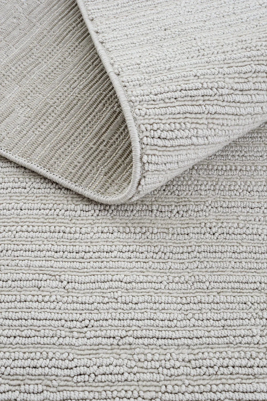 Kıvrılmış dokuma krem halı, modern dekoratif salon ve oturma odası için tekstil