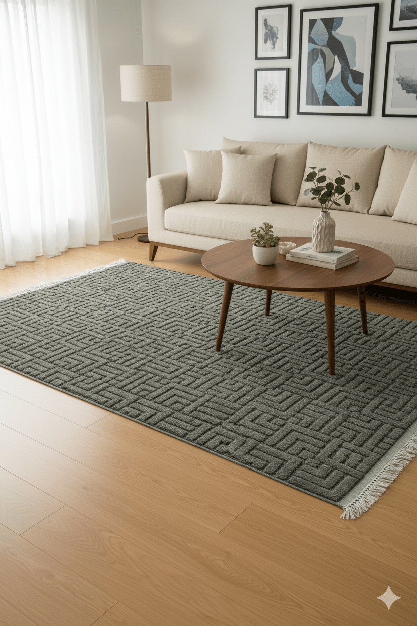 Bohem Tarzı İskandinav Halı  160x230 4 m² YENİ MODEL