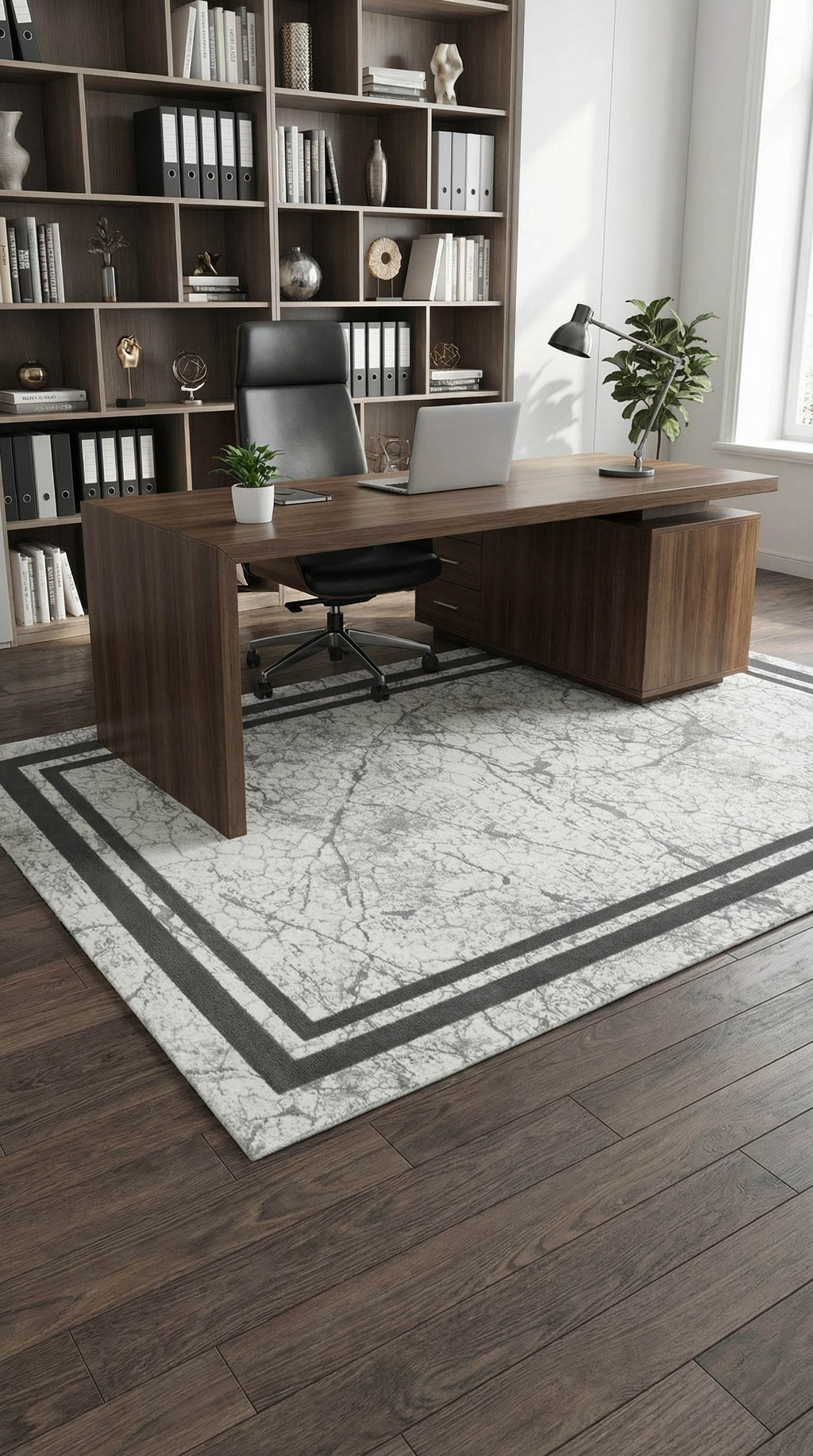 سجادة زيف ستون سيريز أكريليك ST001 رمادي 150x230