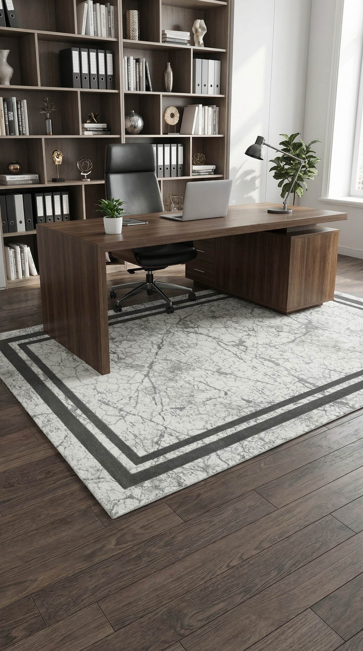 سجادة زيف ستون سيريز أكريليك ST001 رمادي 150x230