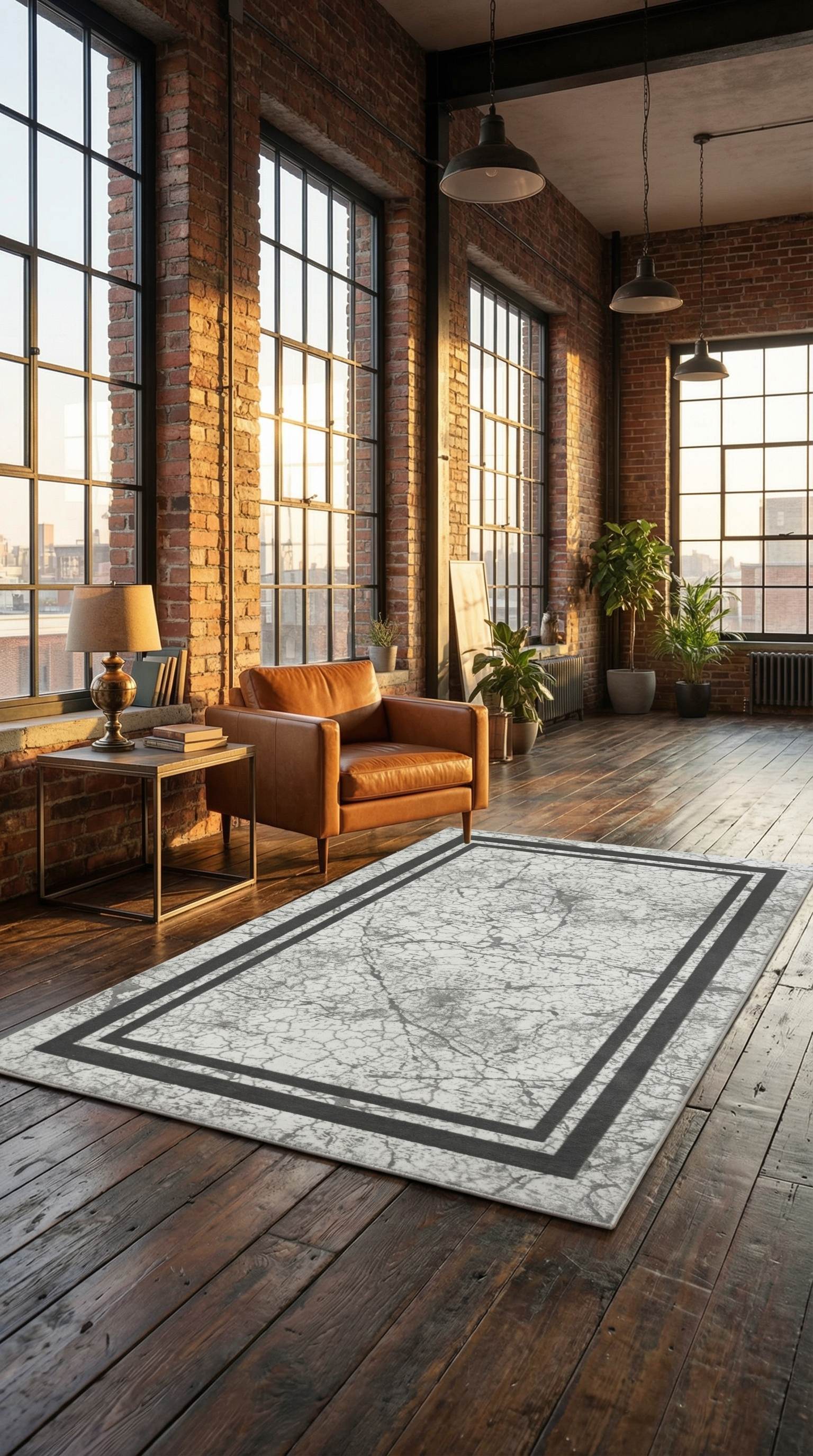 سجادة زيف ستون سيريز أكريليك ST001 رمادي 150x230