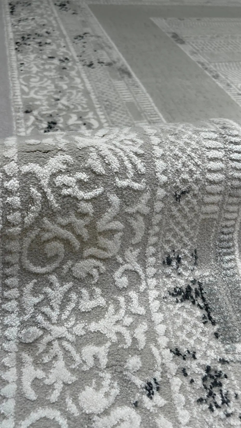 سجادة غرفة معيشة من الأكريليك المحبوك بإطار، من سلسلة زيف دارك، باللون الأسود الزمردي والأصفر الخردلي - خصم 60% في منفذ البيع st022 160x230