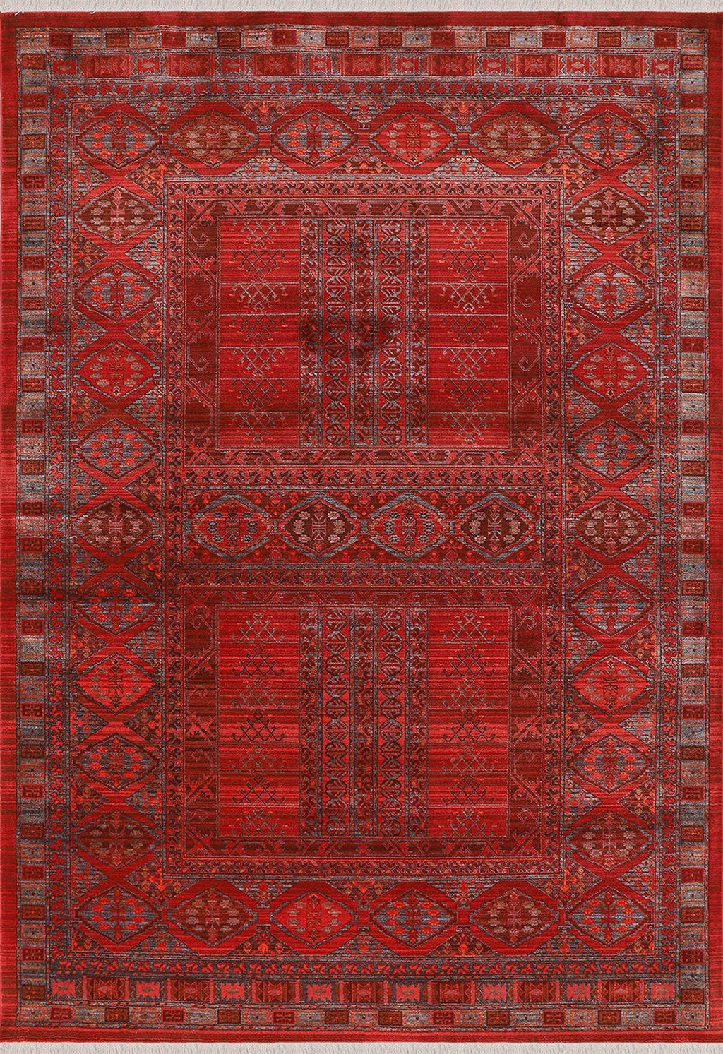 Zev Halı Asır Bordo Afgan Tarzı  Halı AS6