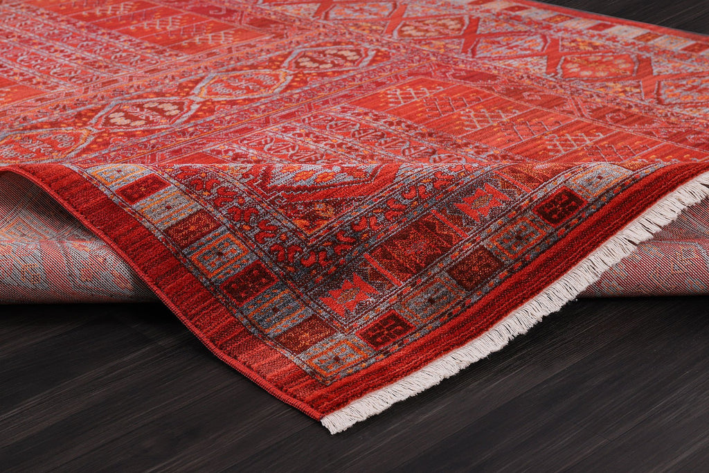 Zev Halı Asır Bordo Afgan Tarzı  Halı AS6