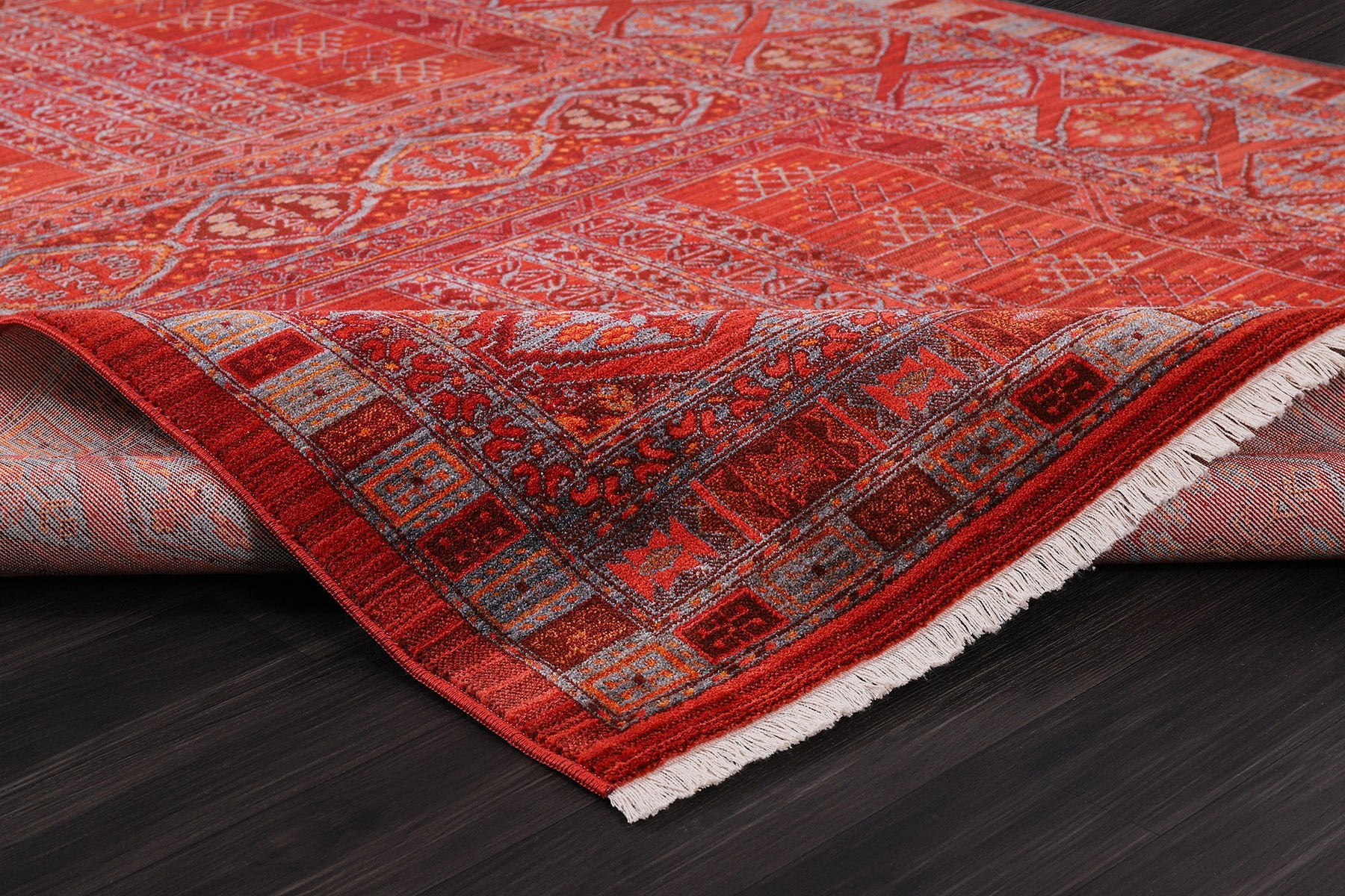 Zev Halı Asır Bordo Afgan Tarzı  Halı AS6