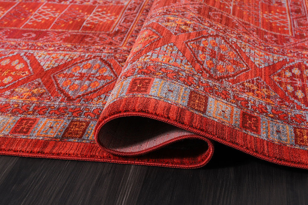 Zev Halı Asır Bordo Afgan Tarzı  Halı AS6