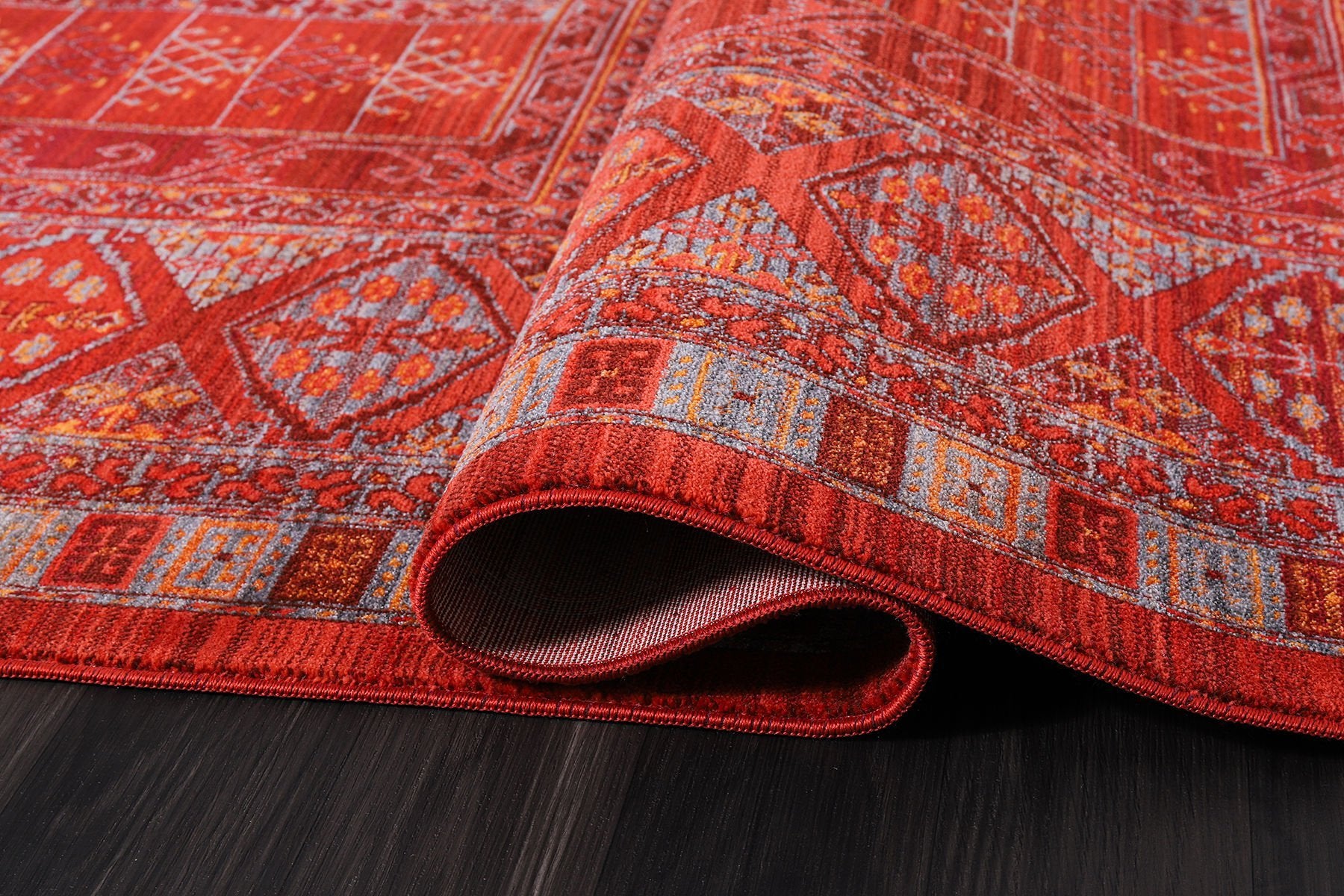 Zev Halı Asır Bordo Afgan Tarzı  Halı AS6