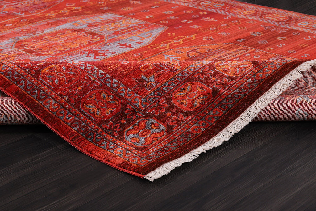 Zev Halı Asır Bordo Afgan Tarzı  Halı AS5