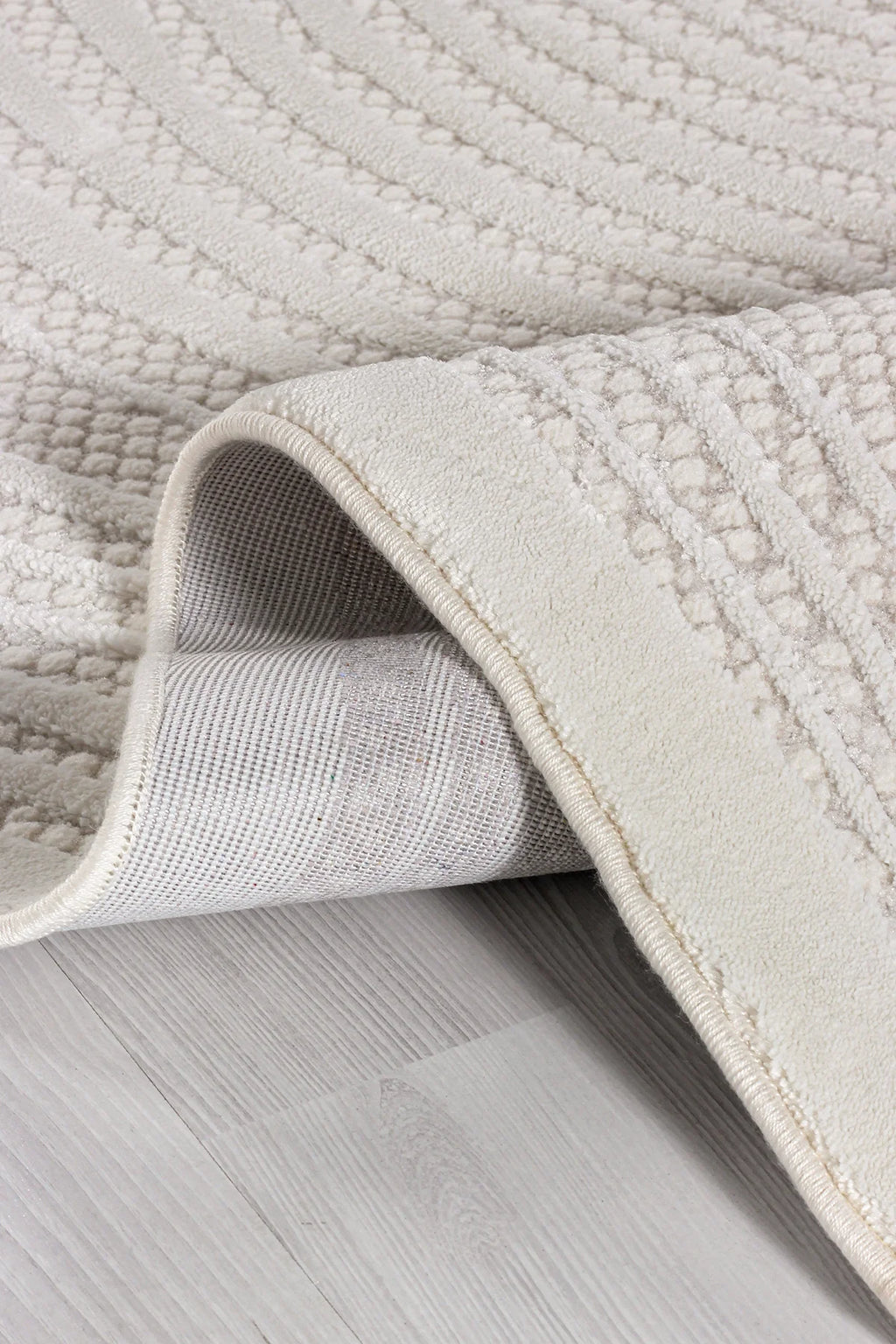 Krem renk yumuşak dokulu makine halısı, salon ve koridor için modern yolluk