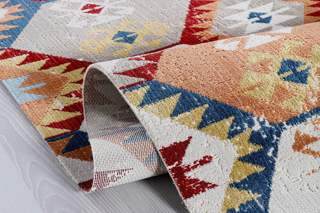 Zev halı Antik Dokuma İnce Etnik Desen Halı AN009