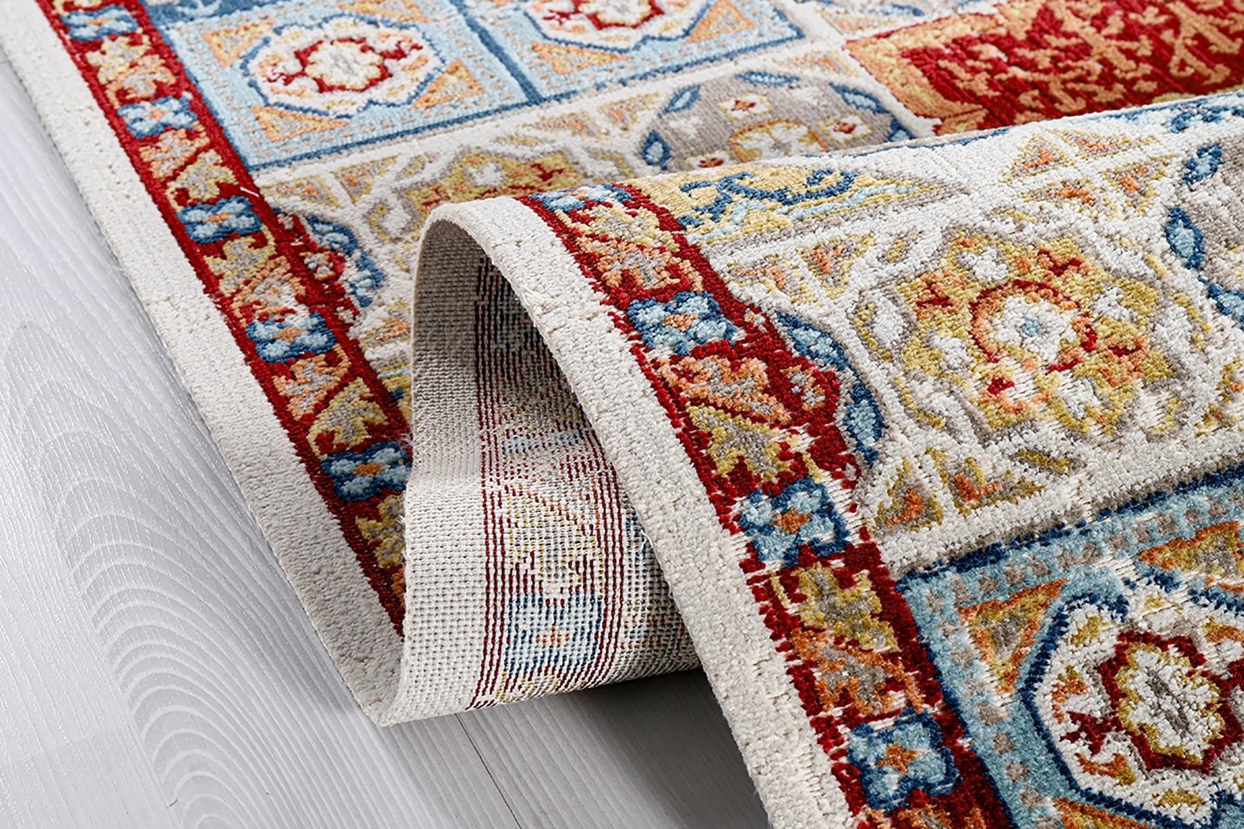 Zev halı Antik Dokuma İnce Etnik Desen Halı AN008