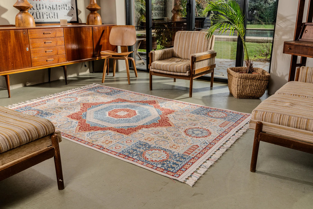 Zev halı Antik Dokuma İnce Etnik Desen Halı AN008