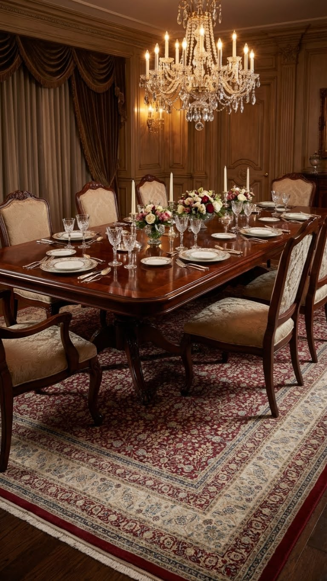 İnce ve Saçaklı Bordo Klasik Halı | Viskon Bambu Premium Seri