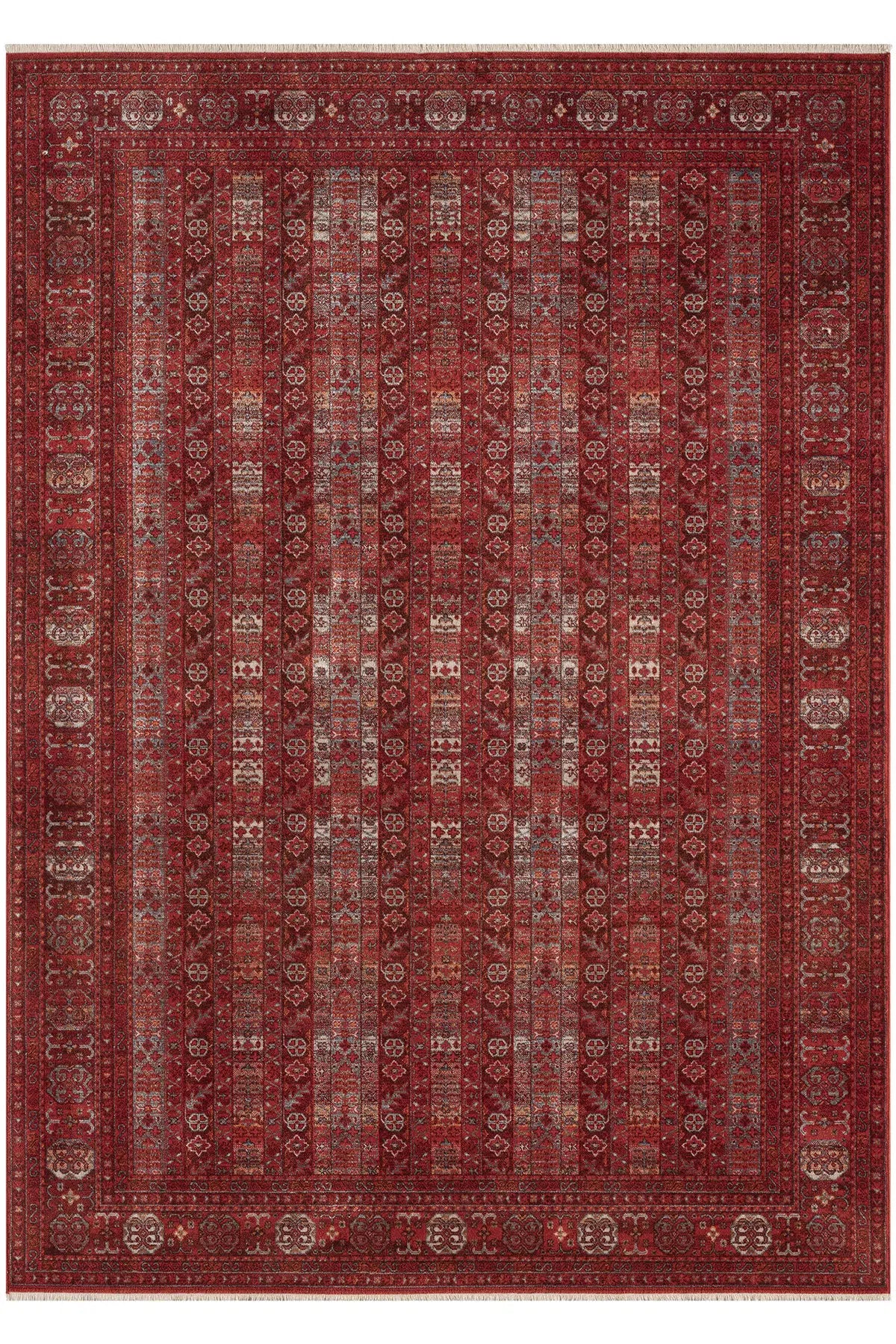 Zev Halı Asır Bordo Afgan Tarzı  Halı AS4