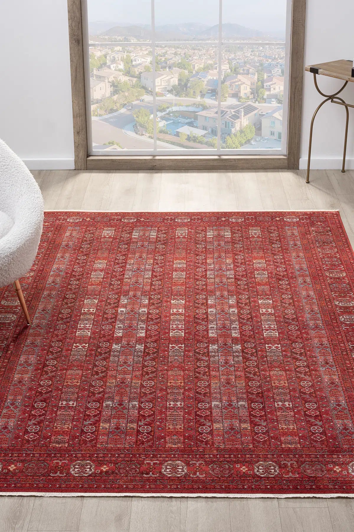 Zev Halı Asır Bordo Afgan Tarzı  Halı AS4