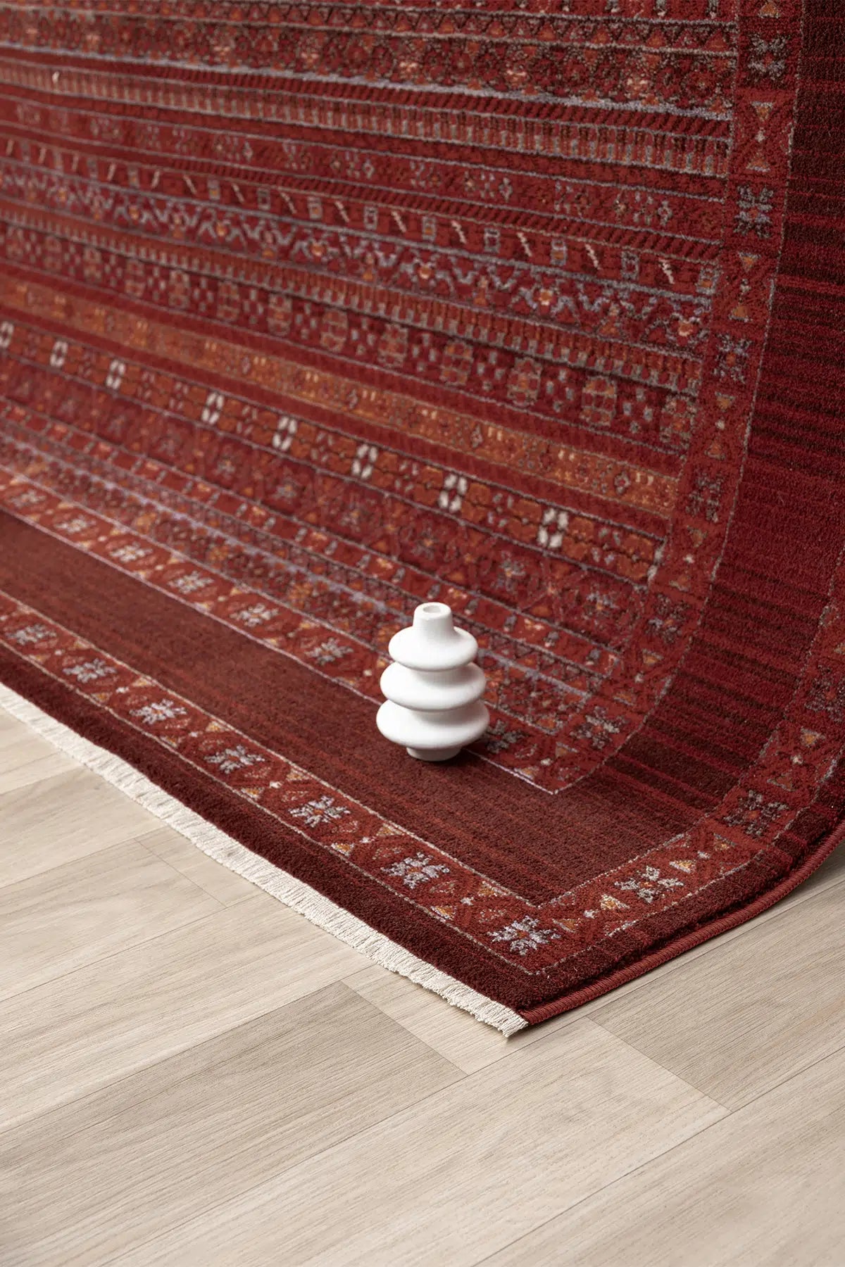 Zev Halı Asır Bordo Afgan Tarzı  Halı