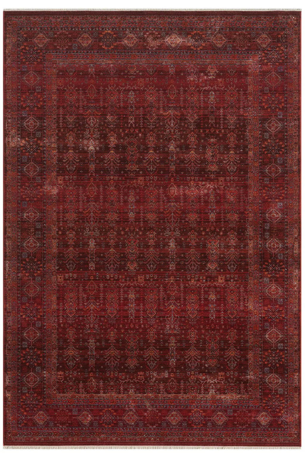 Zev Halı Asır Bordo Afgan Tarzı  Halı AS3