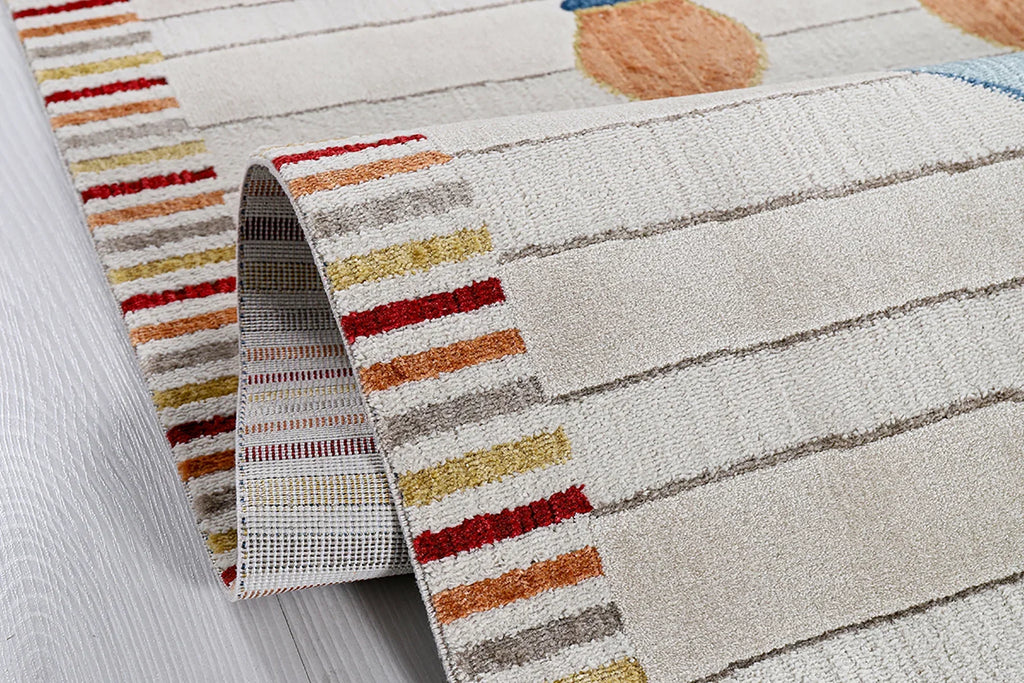 Toz tutmayan çok renkli havlı salon, mutfak ve koridor halısı yolluk