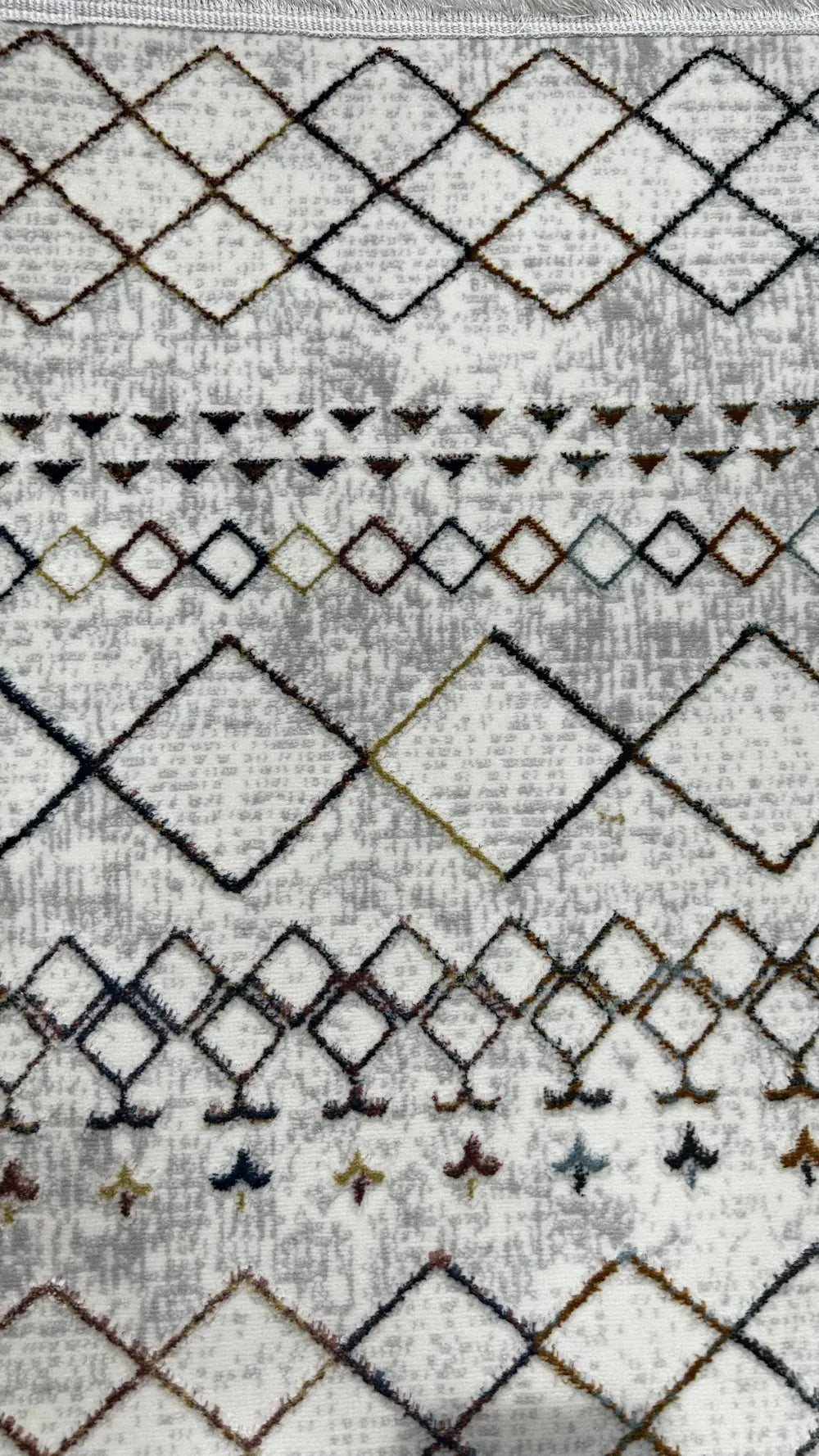 Zev Halı NK005 | Boho & Etnik Desenli Makinede Yıkanabilir Kaymaz Taban Modern Halı