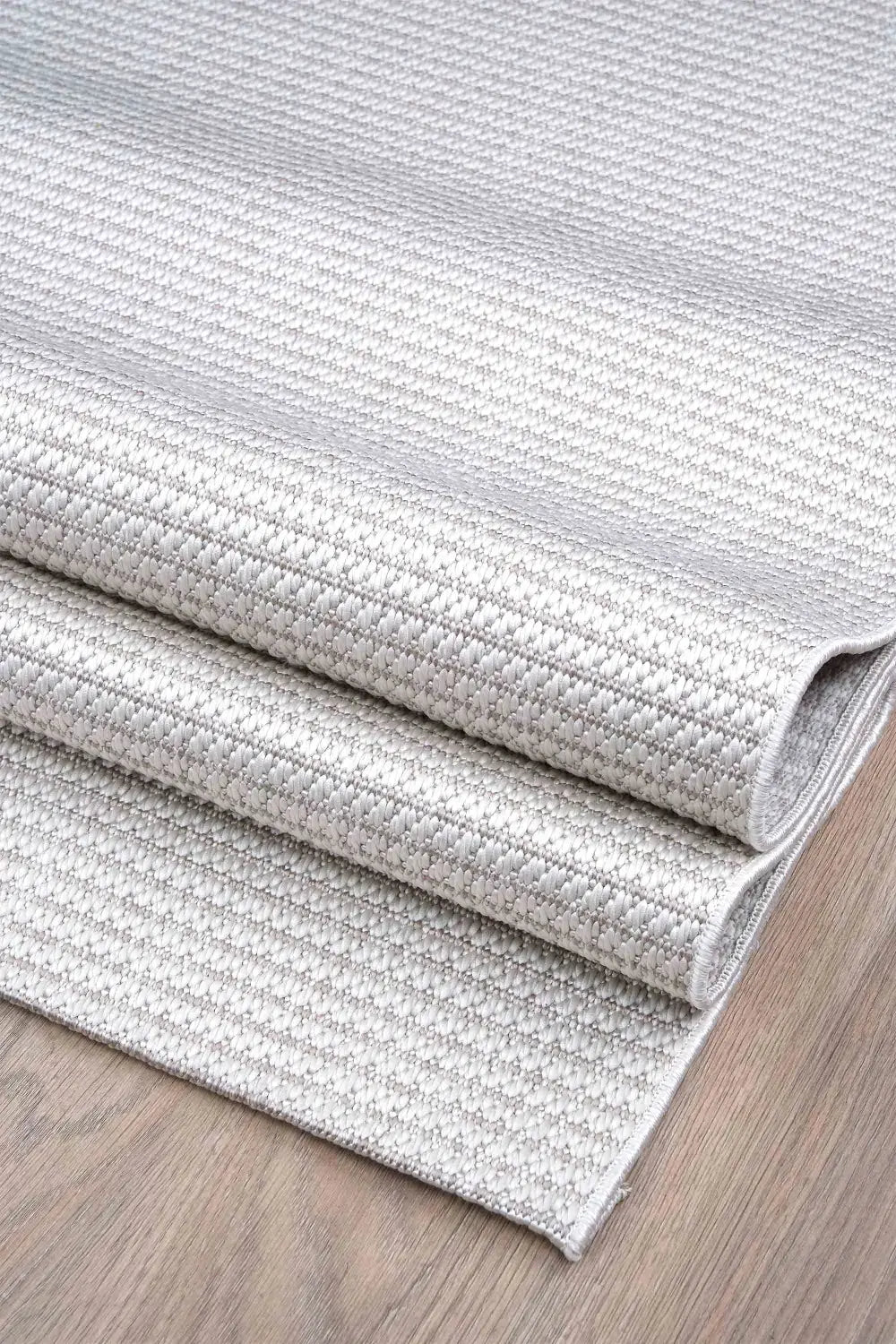 سجادة زيف العصرية البسيطة من السيزال الكريمي - قابلة للغسل في الغسالة، مانعة للانزلاق، مناسبة لغرفة المعيشة، مقاسات حسب الطلب ✂ 