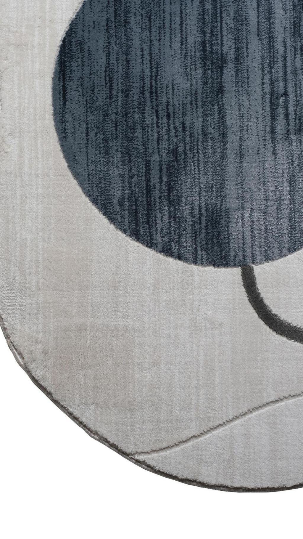 Soyut Sanat Desenli Asimetrik Halı | Kübist & Modern Tarz