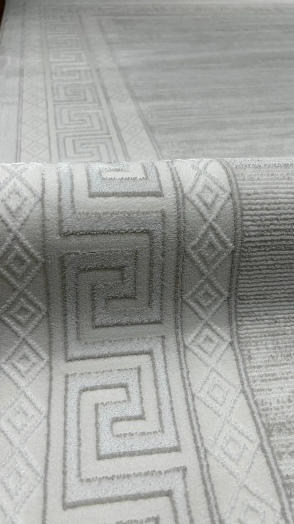 Zev Halı Prime PR015 | Krem Versace Desenli Modern Halı 160x230