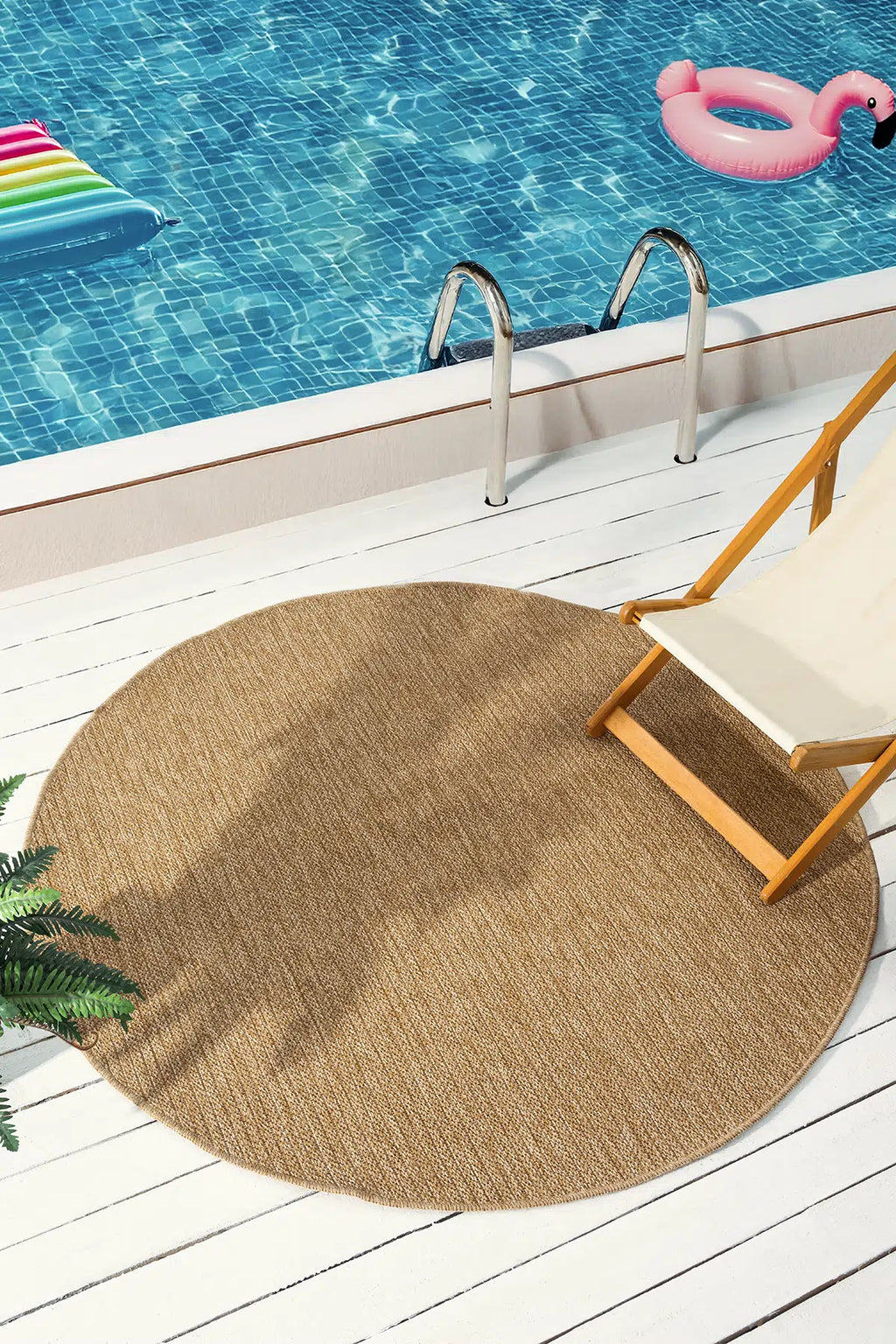 Zev Keten: 400 cm Çapa Kadar Devasa Yuvarlak Özel Kesim Halı Özel Ölçü ✂