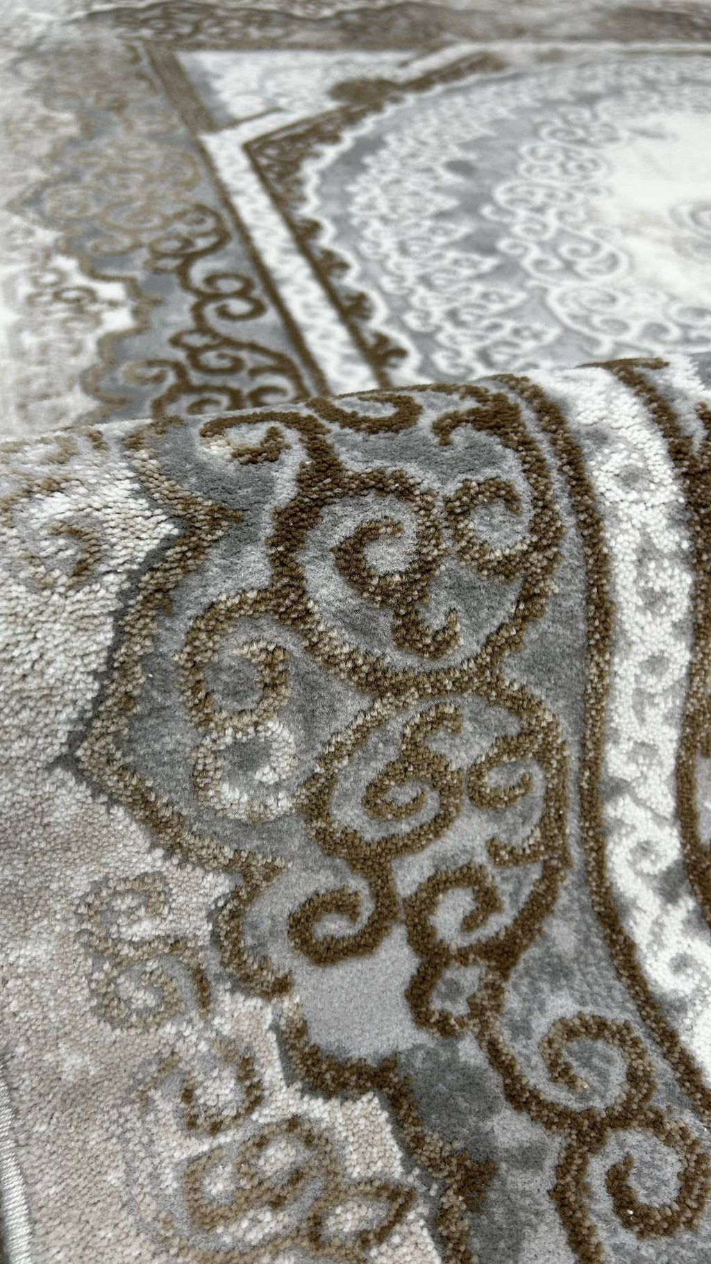 سلسلة زيف ستون: سجادة غرفة معيشة كلاسيكية من الأكريليك - خصم 60% على منتجات التخفيضات st010 بني 150x230