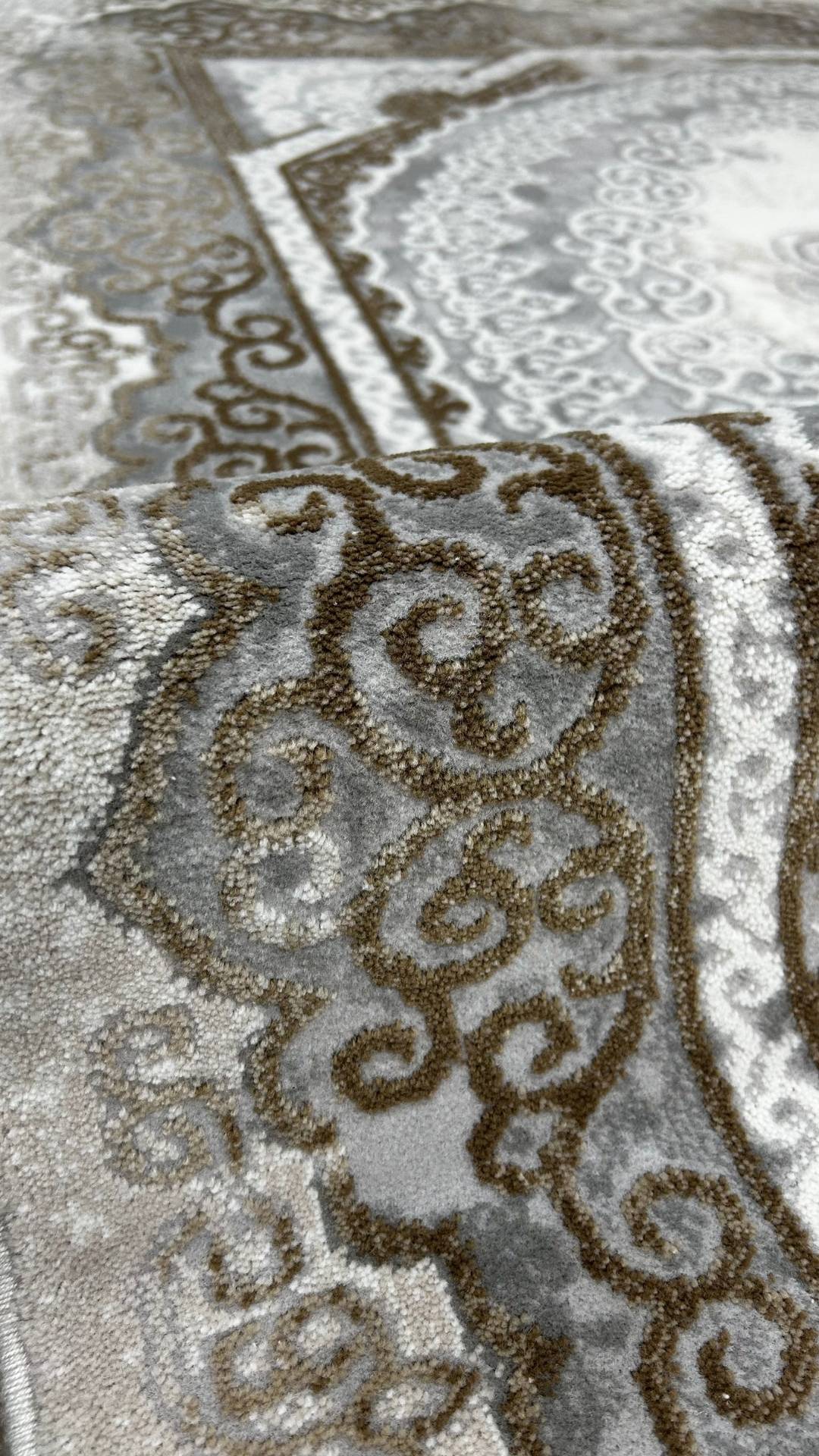 سلسلة زيف ستون: سجادة غرفة معيشة كلاسيكية من الأكريليك - خصم 60% على منتجات التخفيضات st010 بني 150x230