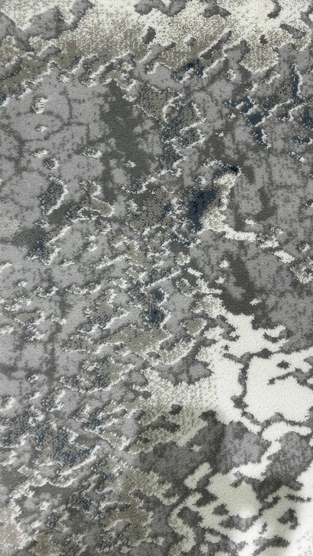 Zev Stone Serisi: Lacivert Soyut Mermer Akrilik Oturma Odası Halısı st015 150x230