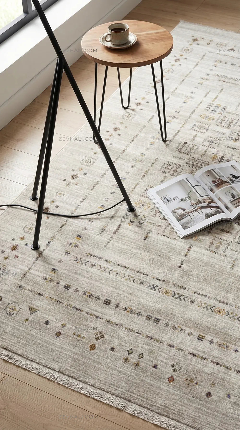 Zev Halı Aura Vintage Salon Mutfak Çalışma Odası Halısı And003 | Etnik Halılar | Zev Halı
