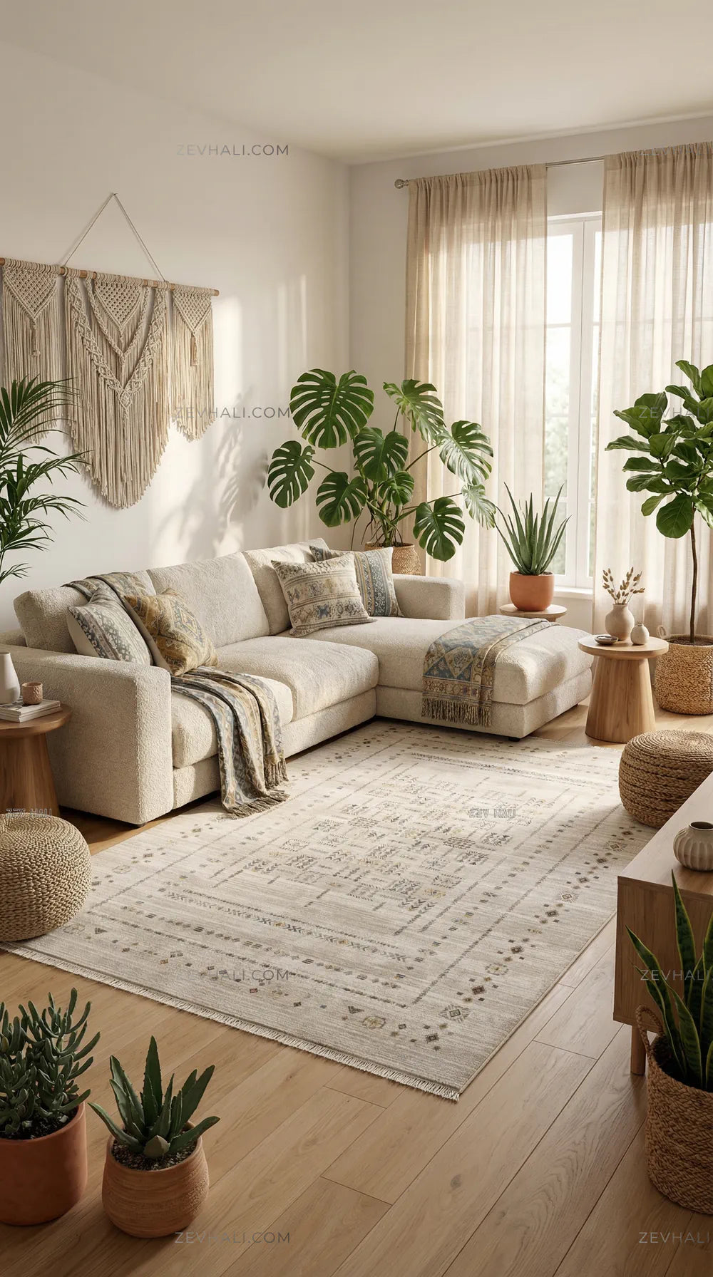 Zev Halı Aura Vintage Salon Mutfak Çalışma Odası Halısı And003 | Etnik Halılar | Zev Halı