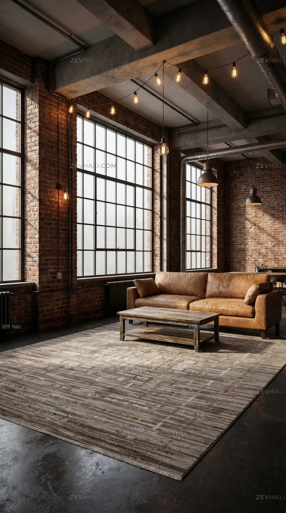 Zev Halı Aura Etnik Salon Mutfak Oturma Odası Halısı And004 | Etnik Halılar | Zev Halı