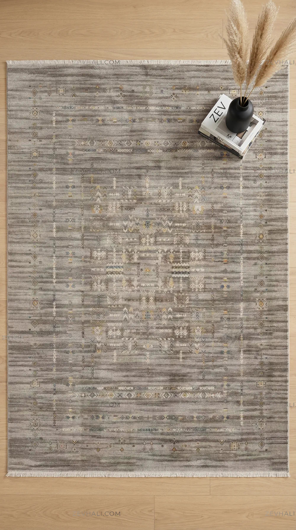 Zev Halı Aura Etnik Salon Mutfak Oturma Odası Halısı And004 | Etnik Halılar | Zev Halı