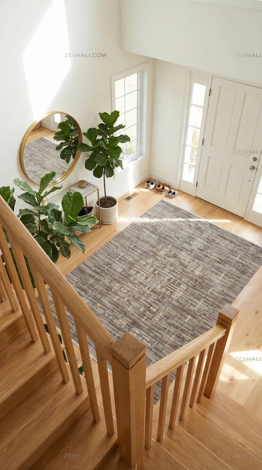 Zev Halı Aura Etnik Salon Mutfak Oturma Odası Halısı And004 | Etnik Halılar | Zev Halı