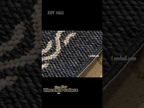 Zev Halı Vincents Colors Beyaz Renkli Noktalı Çizgili Püsküllü İnce Dokuma Kilim VC01 160x200