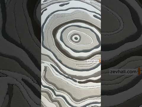 Scandinavian Style Asymmetrical Rug | Minimalist and Soft Texture