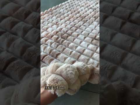 Zev Halı Nerm Batik Vizon Kaymaz Keten Taban Yıkanabilir Tüy Dökmeyen Peluş Halı NR08