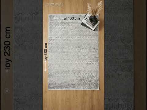 Zev Halı Prime PR023 Gümüş Gri Antrasit Eskitme Modern Salon Halısı 160x230