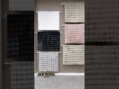 Zev Halı Nerm Batik Pudra Kaymaz Keten Taban Yıkanabilir Tüy Dökmeyen Peluş Halı NR06