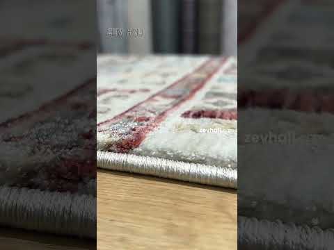 Zev Halı Nostalji Kırmızı Vintage Etnik Halı No:1