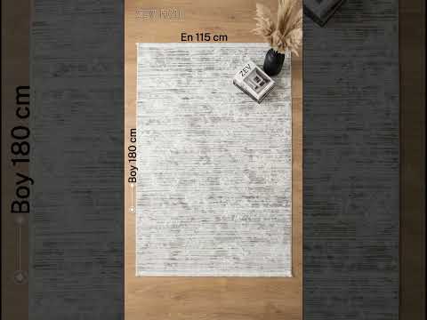 Zev Halı NK002 | 115x180 Makinede Yıkanabilir Yatay Çizgili Modern Halı