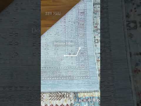 Zev Halı Nostalji Bej Aydınlık Vintage Etnik Salon Halısı No:6
