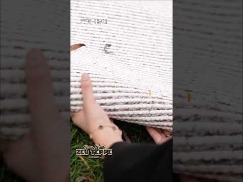 Zev Halı Teppe Gri 4 Kenarı Kendinden Saçaklı Pamuklu Kalın Bohem Kilim Halı TP01