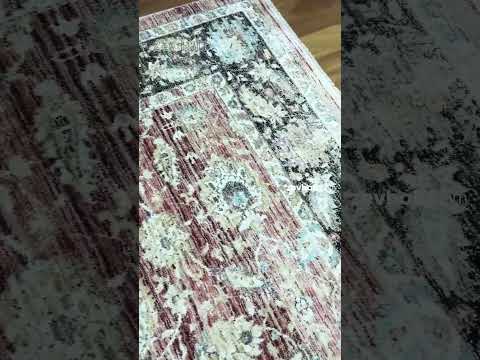 Zev Halı Nostalji  Kırmızı Vintage Etnik Salon Halısı No:2