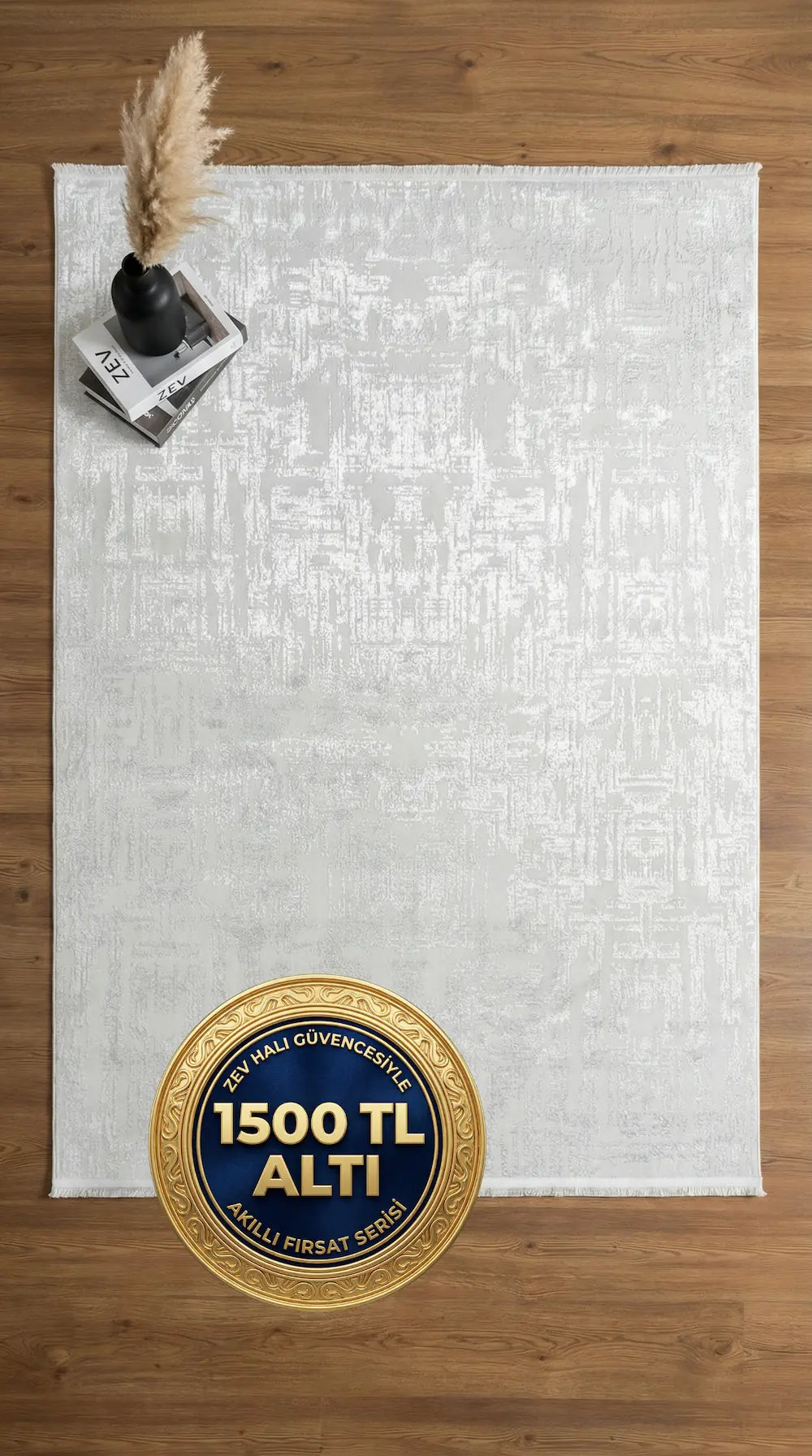 Zev Halı NK007 | Saten Bambu Serisi Parlak Tuşe İpeksi Modern Lüks Halı