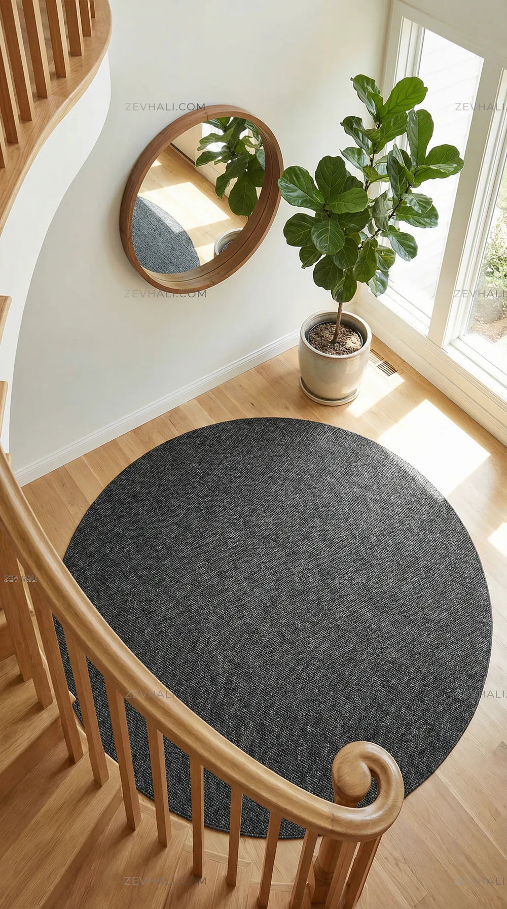 Zev halı Zeminlerinizde Mimari Bir Başyapıt: Zev Keten 400 CM Siyah Serisi Özel Ölçü | Jüt Hasır Halılar | Zev Halı